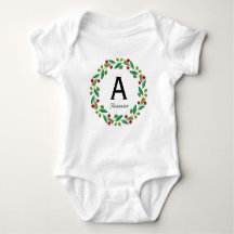 Monogramm Initiale - passende Weihnachtsbekleidung