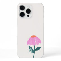 Monogramm Initiale rosa Daisy-Illustration