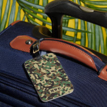 Monogramm-Initialen der Camouflage Tarnmuster