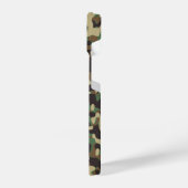 Monogramm-Initialen der Camouflage Tarnmuster iPhone Hülle (Linke Seite)