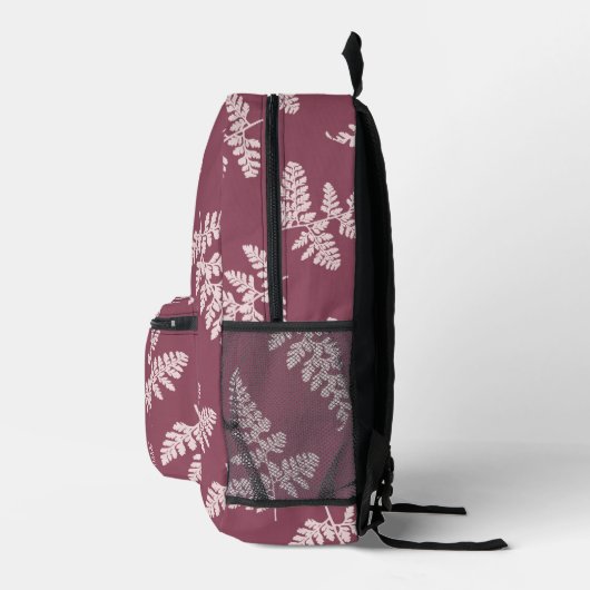 Monogramm-Initialen für das hübsche rosa Naturemus Bedruckter Rucksack (Rechts)