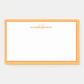 Monogramm-Initialen für personalisierte Bezeichnun Post-it Klebezettel (Vorderseite)