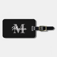 Monogramm Initialen Name Graues Cooles Schwarzes G