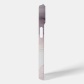 Monogramm Initialname Rosa Grau Alkoholink Wash Case-Mate iPhone Hülle (Rückseite / Rechts)