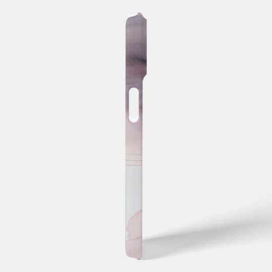 Monogramm Initialname Rosa Grau Alkoholink Wash Case-Mate iPhone Hülle (Rückseite / Rechts)