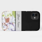 Monogramm iPhone 5 Fall mit Kartenhalter Case-Mate iPhone Hülle (Rückseite (Horizontal))