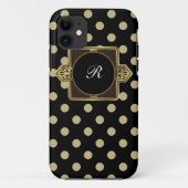Monogramm iPhone Fall Case-Mate iPhone Hülle (Rückseite)