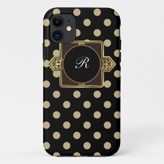 Monogramm iPhone Fall Case-Mate iPhone Hülle (Rückseite)