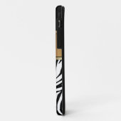 Monogramm iPhone FallZebra Case-Mate iPhone Hülle (Hinten/Links)