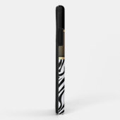 Monogramm iPhone FallZebra Case-Mate iPhone Hülle (Hinten/Rechts)