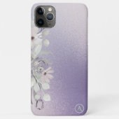 *~* Monogramm Iridescent Mute Pastell Gradient Case-Mate iPhone Hülle (Rückseite)