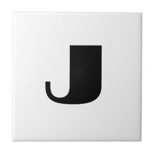 Monogramm "J" Fliese