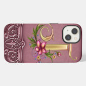 Monogramm J iPad Air Hülle iPhone Hülle (Rückseite (Horizontal))