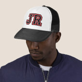 Monogramm "JR" Truckerkappe (Beispiel)