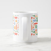 Monogramm Jumbo-Tasse (Rückseite)