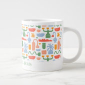 Monogramm Jumbo-Tasse (Rechts)