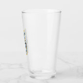 Monogramm K - 16 oz Glas (Links)