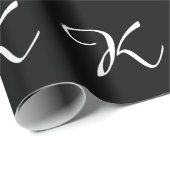 MONOGRAMM K GESCHENKPAPIER (Rolleneckpunkt)