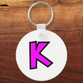 Monogramm K Schlüsselanhänger (Vorderseite)