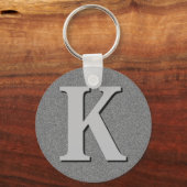Monogramm K Schlüsselanhänger (Vorderseite)
