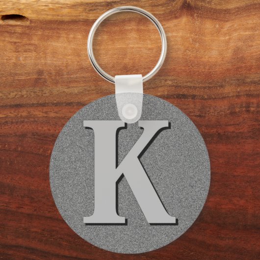Monogramm K Schlüsselanhänger (Vorderseite)