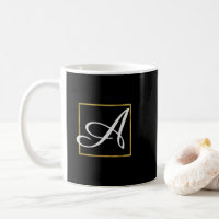 Monogramm-Kaffee oder Teecup