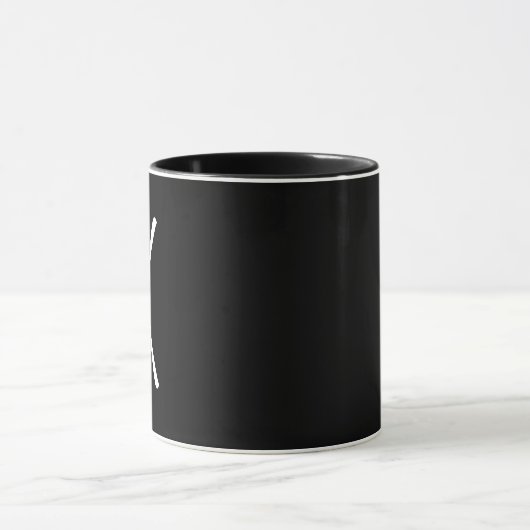 MONOGRAMM KAFFEE TASSE SCRIPT (Zentrum)