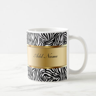 Monogramm-Kaffee-TassenZebra Kaffeetasse