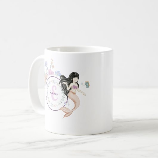 Monogramm Kaffeetasse (Vorderseite Links)