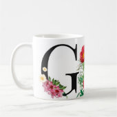 Monogramm Kaffeetasse (Links)