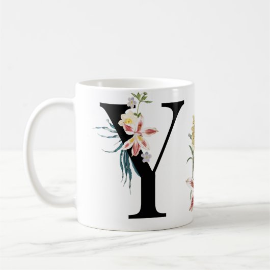 Monogramm Kaffeetasse (Links)