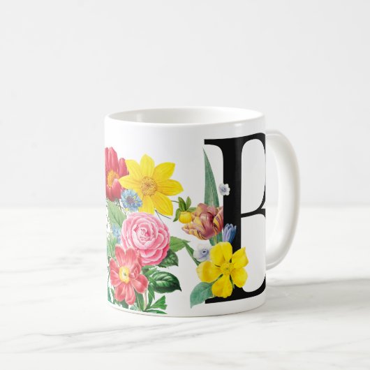 Monogramm Kaffeetasse (VorderseiteRechts)