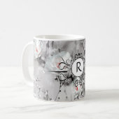 Monogramm Kaffeetasse (Vorderseite Links)