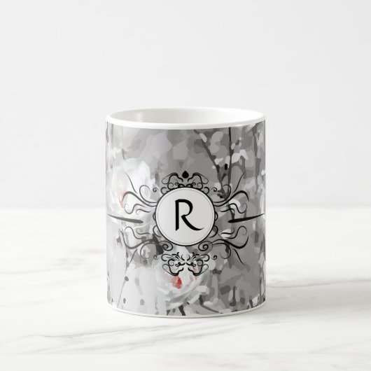 Monogramm Kaffeetasse (Mittel)
