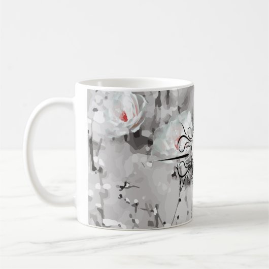Monogramm Kaffeetasse (Links)