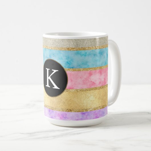 Monogramm Kaffeetasse (VorderseiteRechts)
