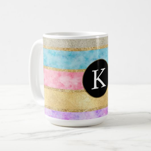 Monogramm Kaffeetasse (Vorderseite Links)