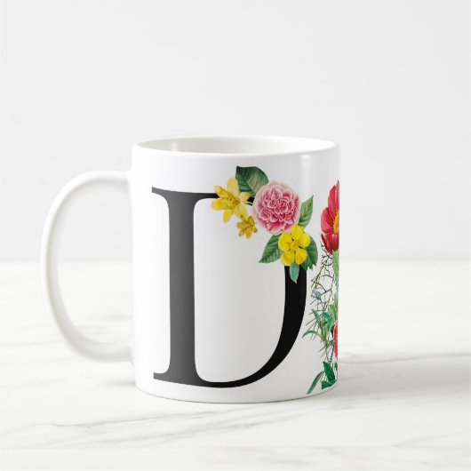 Monogramm Kaffeetasse (Links)