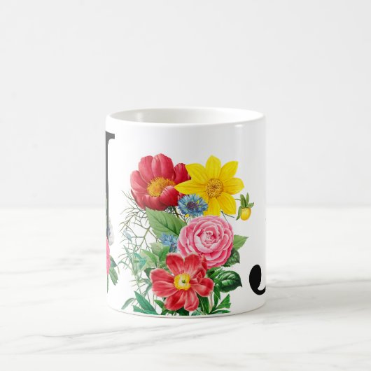 Monogramm Kaffeetasse (Mittel)