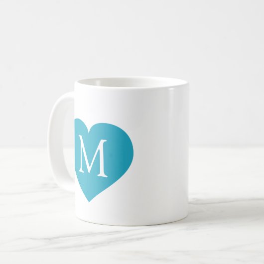 Monogramm Kaffeetasse (Vorderseite Links)