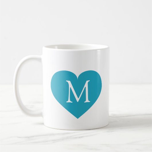 Monogramm Kaffeetasse (Links)