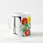 Monogramm Kaffeetasse (Vorderseite Links)