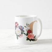 Monogramm Kaffeetasse (VorderseiteRechts)