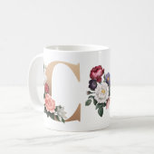 Monogramm Kaffeetasse (Vorderseite Links)