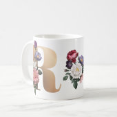 Monogramm Kaffeetasse (Vorderseite Links)