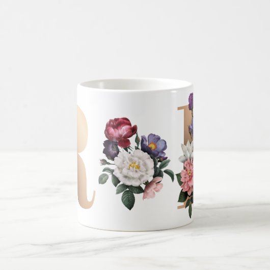 Monogramm Kaffeetasse (Mittel)