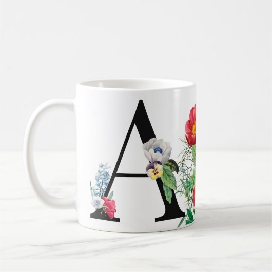 Monogramm Kaffeetasse (Links)