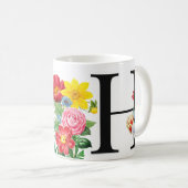 Monogramm Kaffeetasse (VorderseiteRechts)