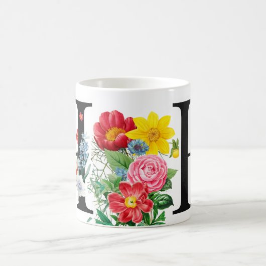 Monogramm Kaffeetasse (Mittel)