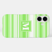 Monogramm Kalkstreifen Case-Mate iPhone Hülle (Rückseite (Horizontal))